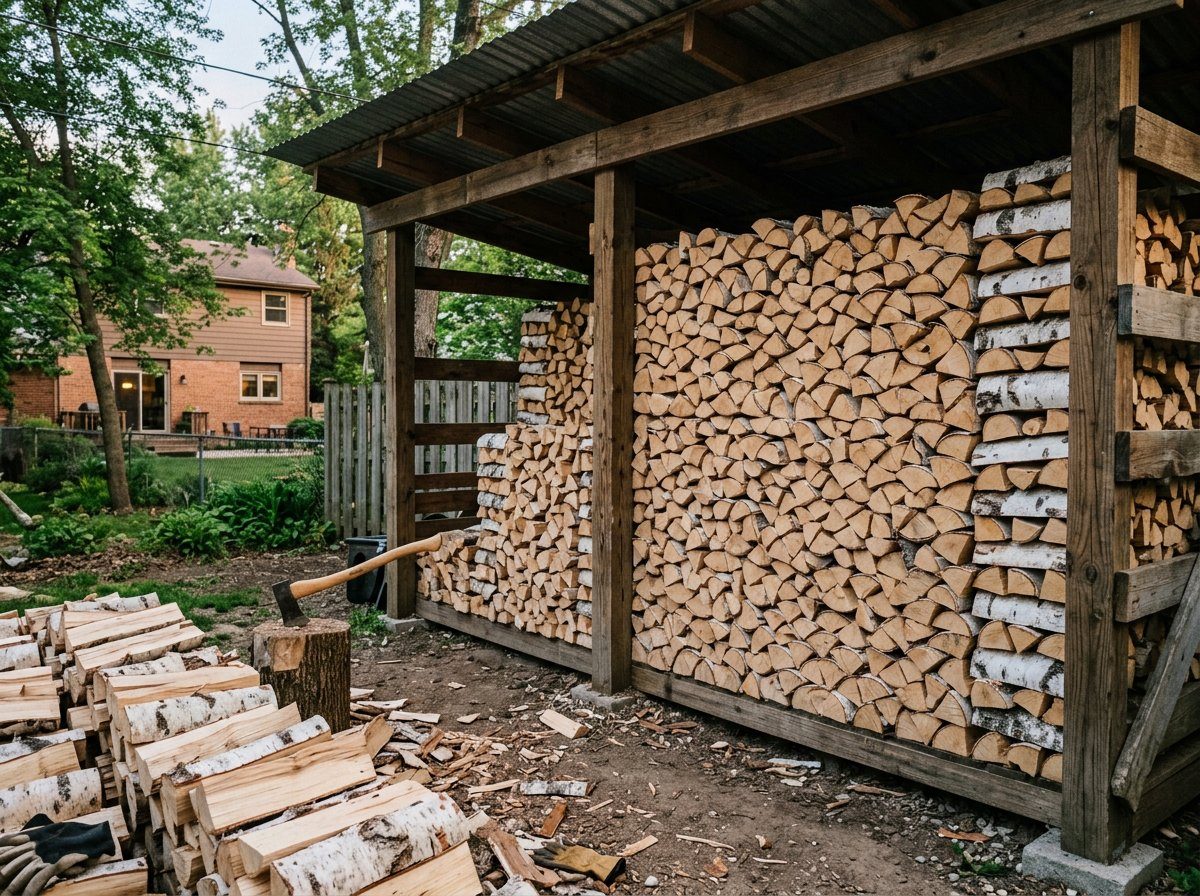 Кругляк берёзовый — 13 м³ — мкр «Липовая», 46